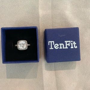 Ten Fit Wedding Ring - Cubic Zirconia - Size 4/5